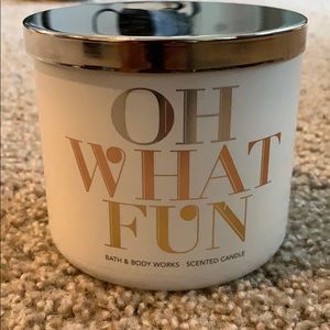 Oh What Fun Bath & Bodyworks Candle